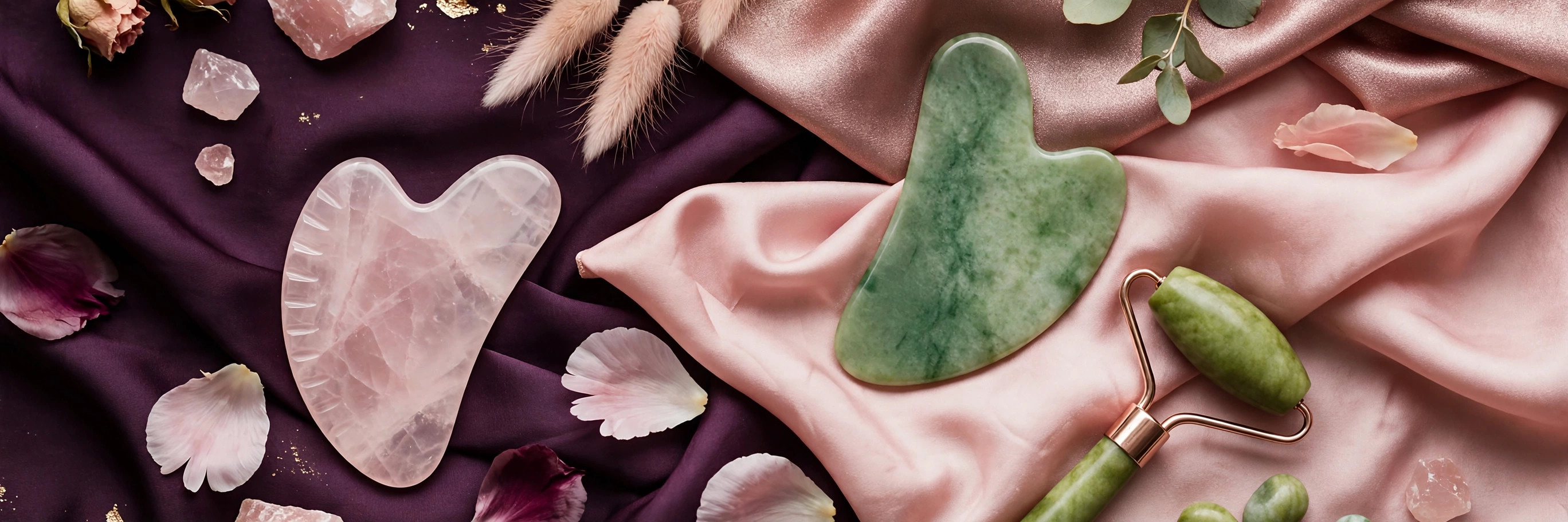Best gua sha tools on Amazon 2026 flat lay