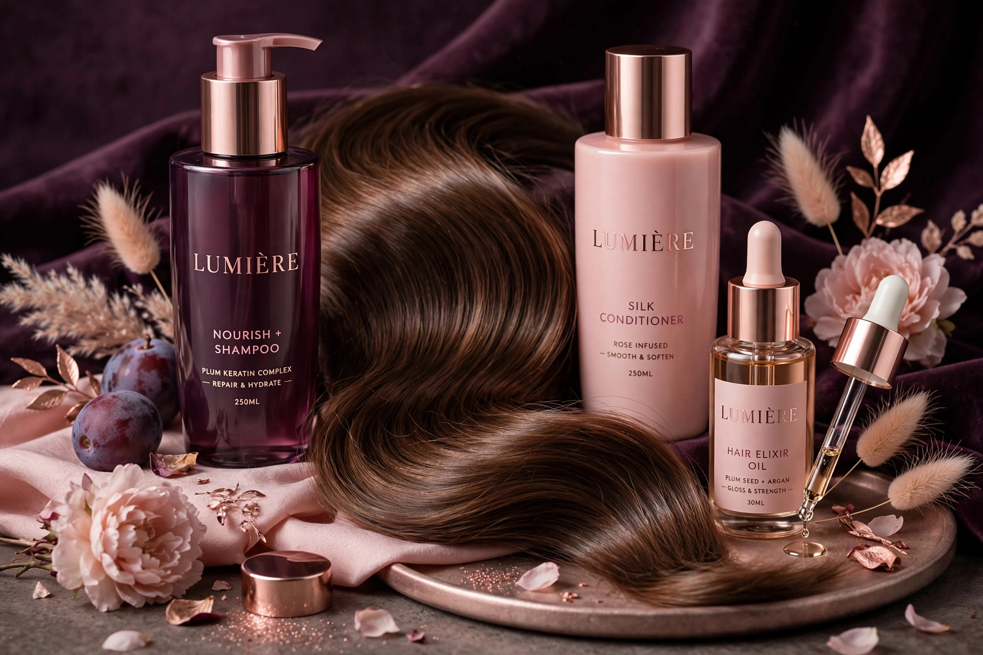 Best luxury bond-repair hair treatments on Amazon 2026 — glossy healthy hair with premium hair-care bottles