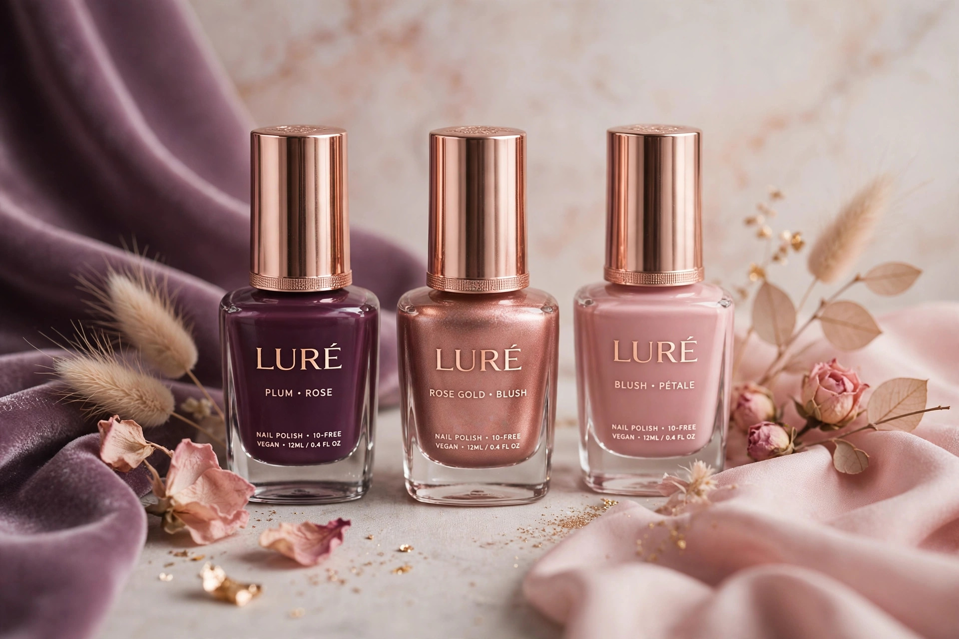 6 best luxury nail polishes on Amazon (2026) — designer nail polish bottles in blush tones