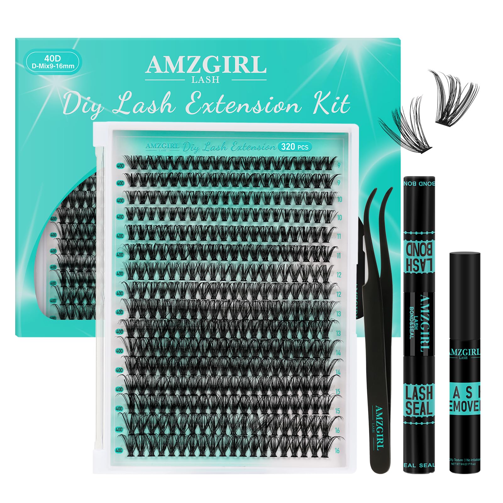 AMZGIRL Lash Clusters Kit