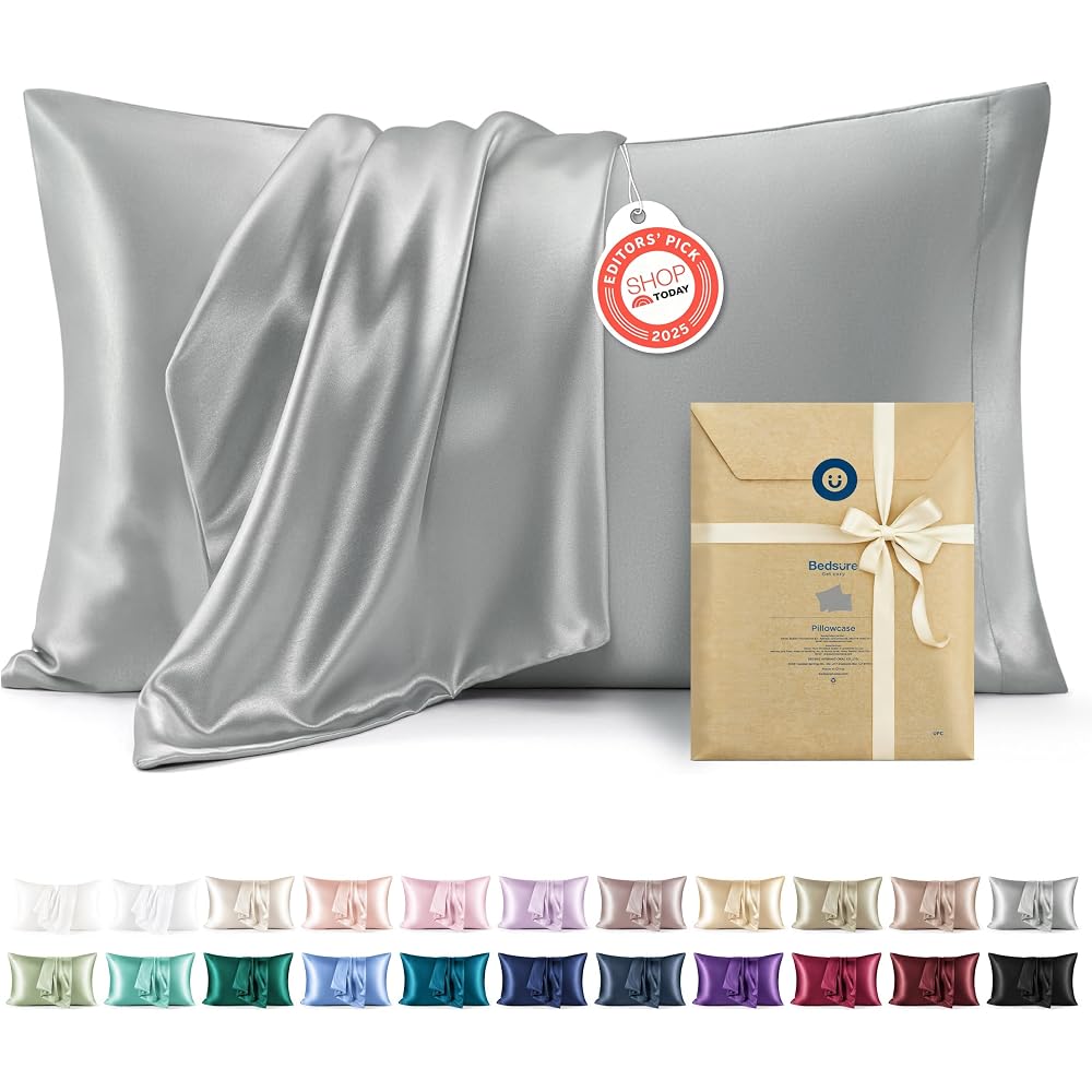 Bedsure Cooling Satin Pillowcase — cooling satin pillowcase for hot sleepers