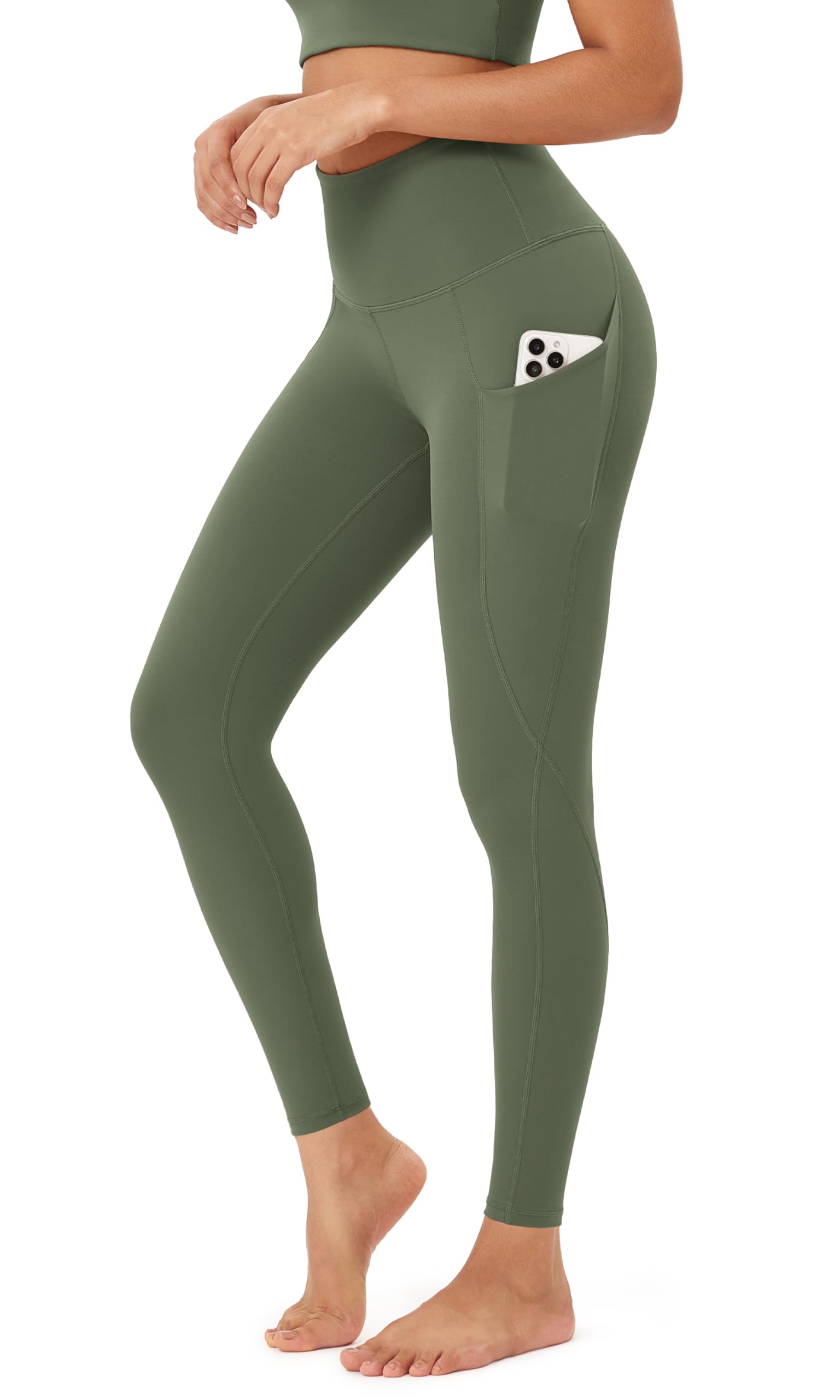 ododos Women's High Waisted Yoga Leggings with Pockets