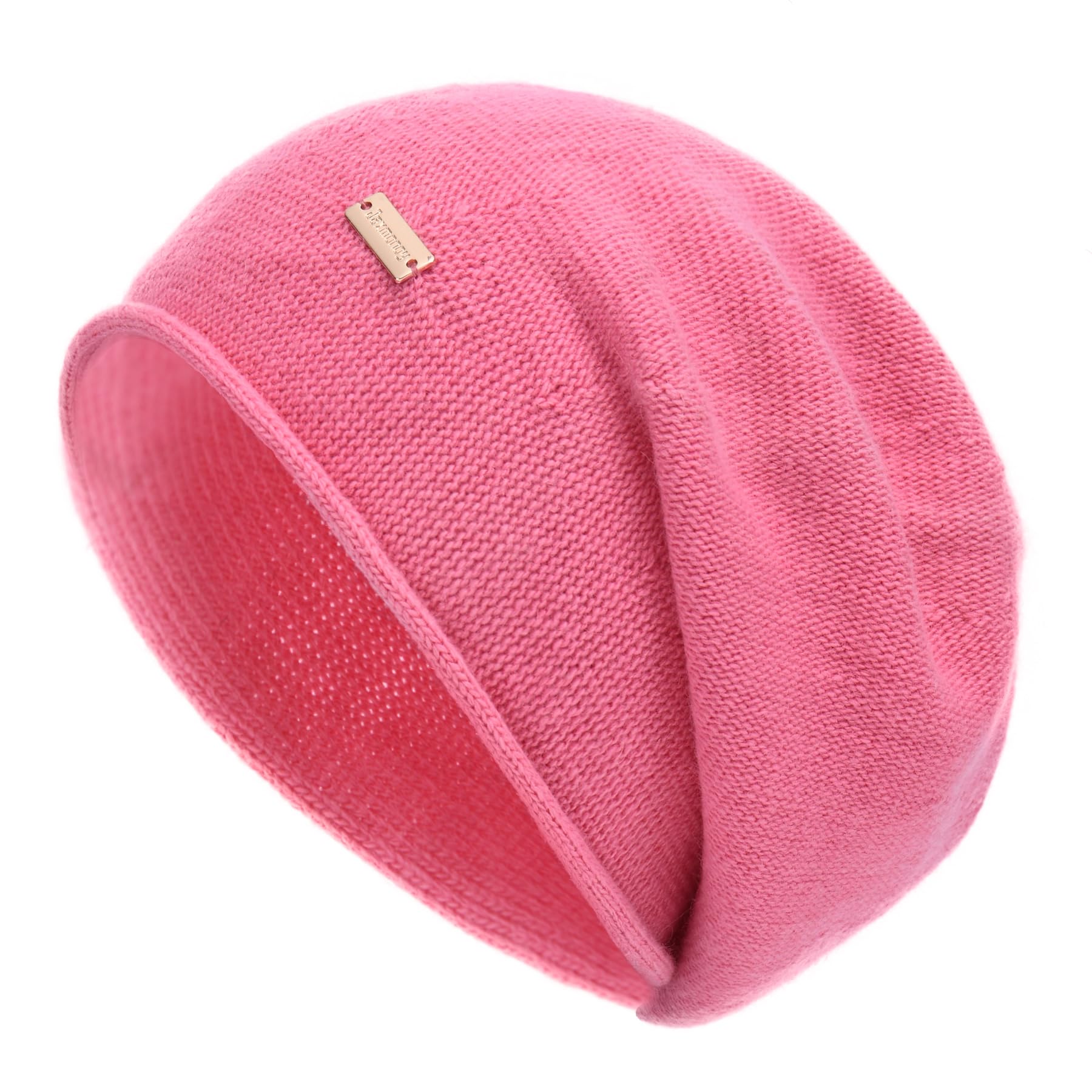 jaxmonoy Cashmere Slouchy Knit Beanie
