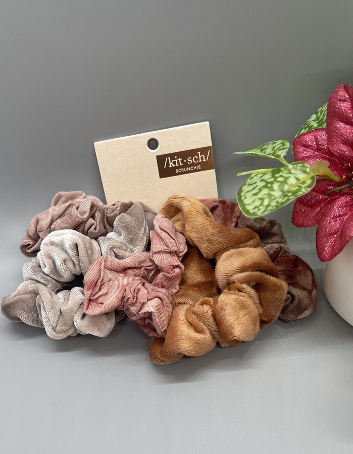 Kitsch Velvet Scrunchies for Women