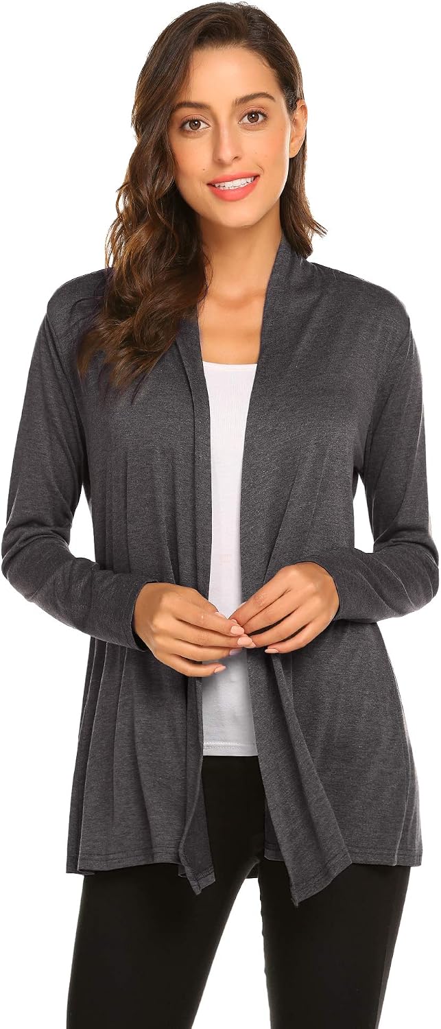 Amazon Essentials Women's Lightweight Open Front Cardigan