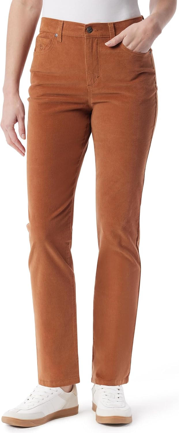 Gloria Vanderbilt Amanda Corduroy Slim Pant