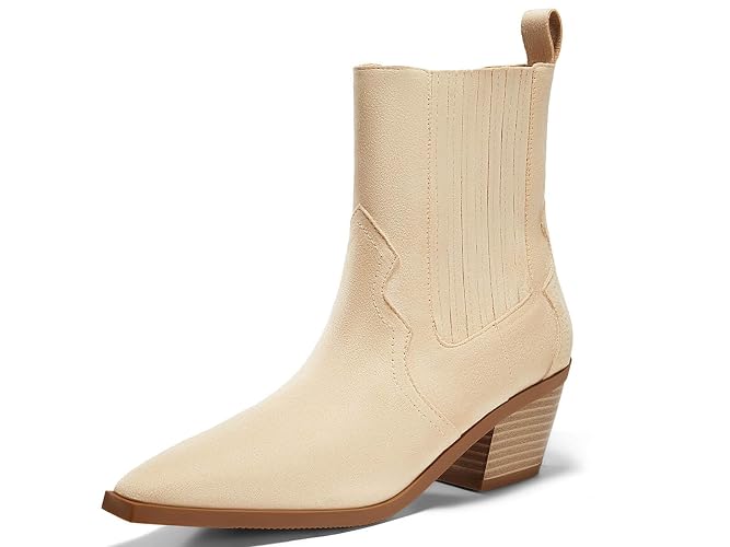 Modatope Women's Pointed Toe Western Sock Booties