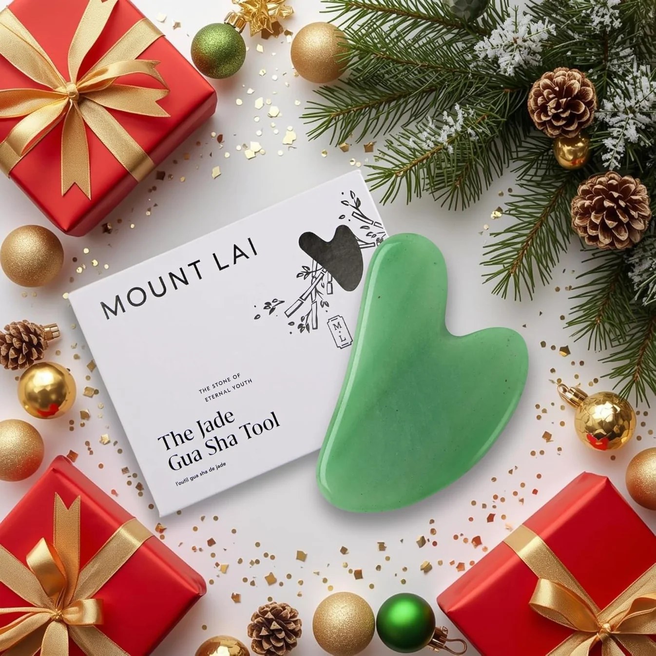 Mount Lai Jade Gua Sha Facial Lifting Tool