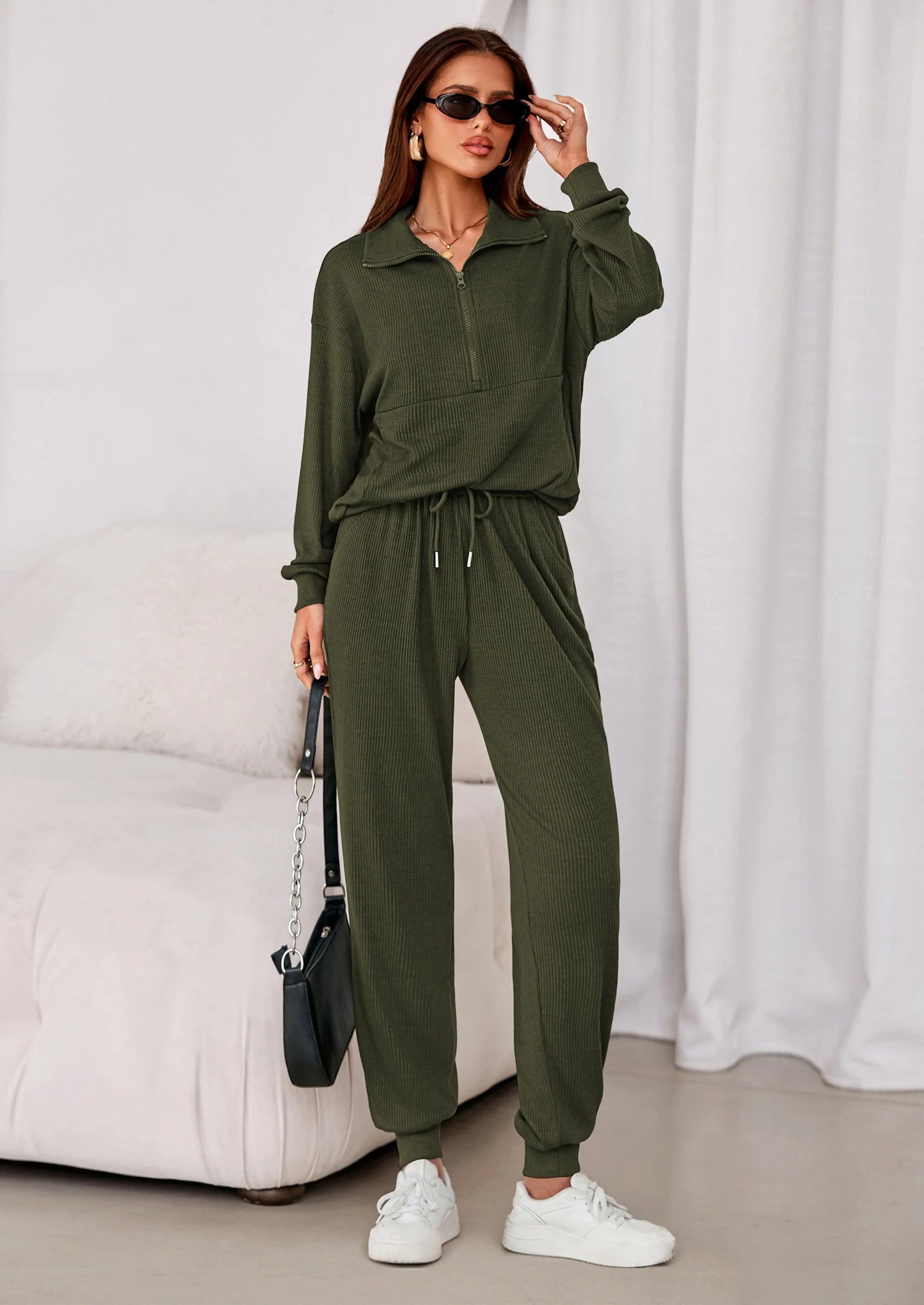 PRETTYGARDEN Women's 2-Piece Fall Lounge Set