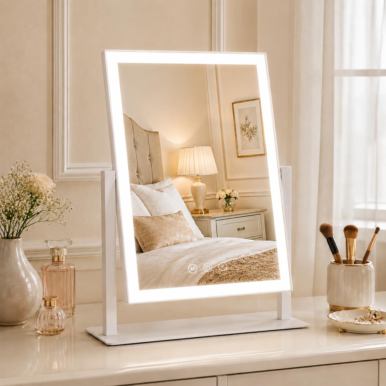 ROLOVE 16.3 Inch Lighted Makeup Mirror
