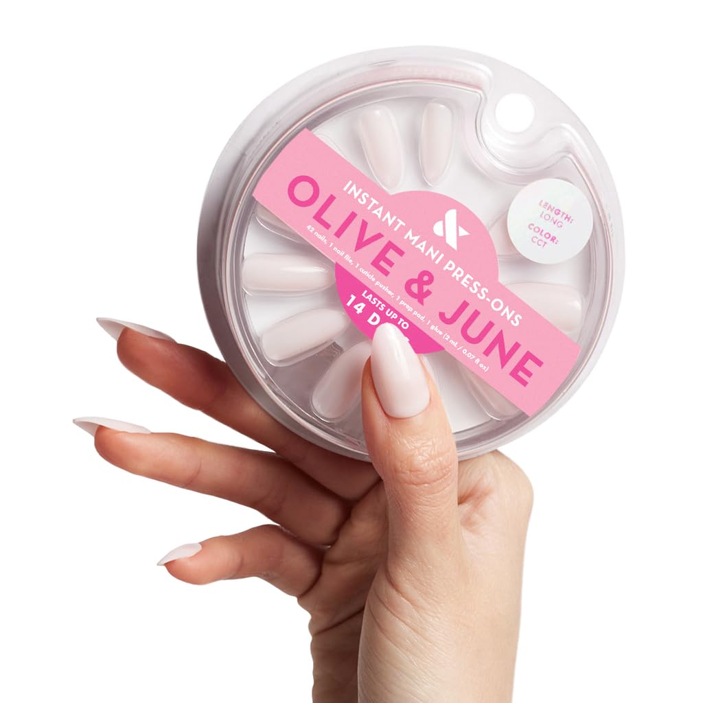 Olive and June Instant Mani press on nails kit packaging