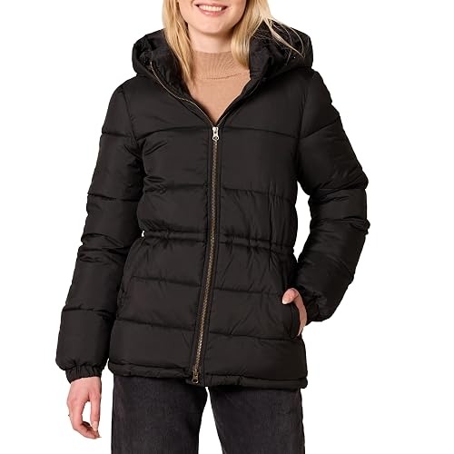 Amazon Essentials Women's Heavyweight Quilted Long-Sleeve Hooded Puffer Coat