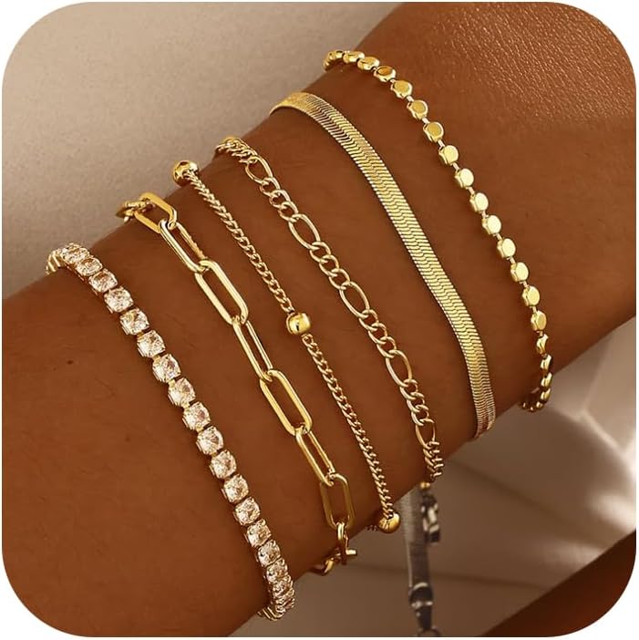 Dearmay Gold Bracelets Set for Women