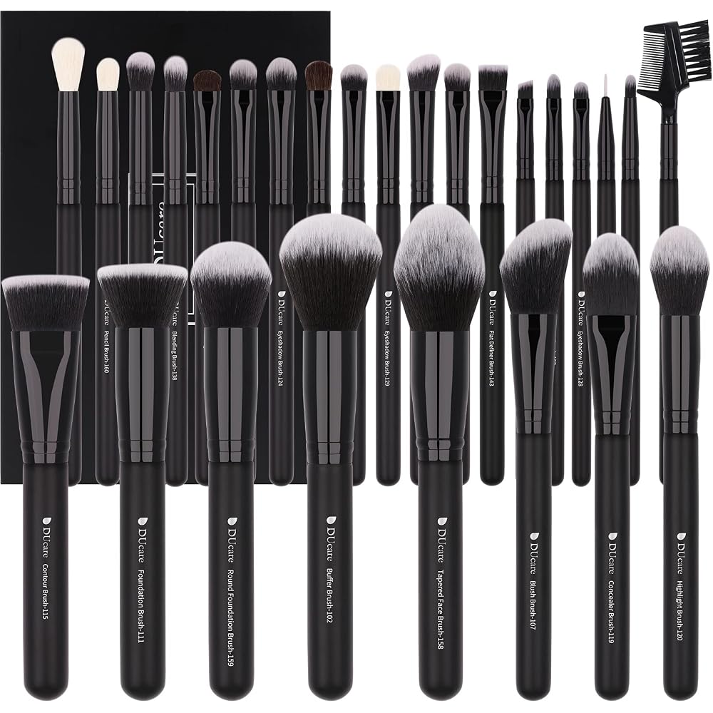 DUcare 27 Pcs Premium Synthetic Makeup Brush Set