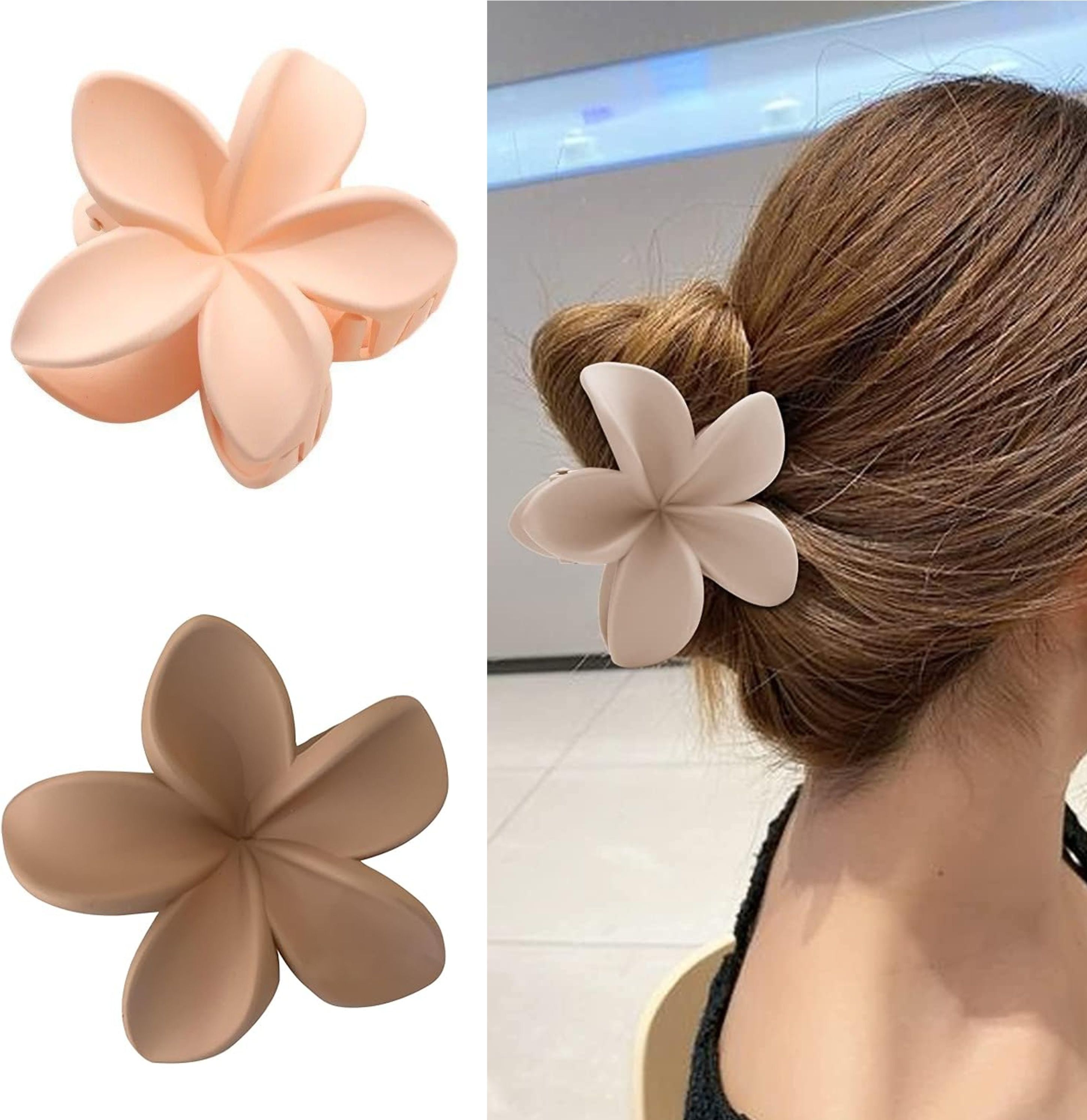 Viral Flower Claw Hair Clip