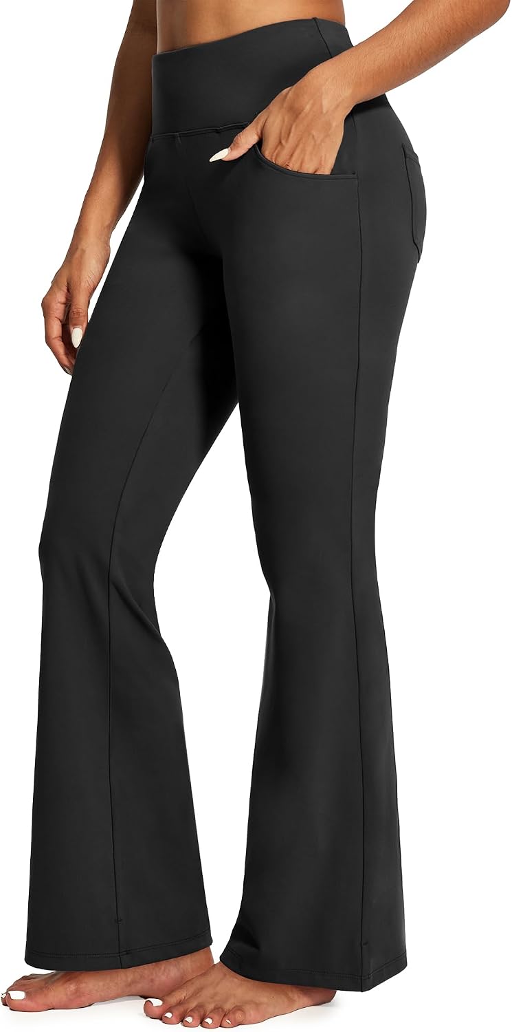 IUGA Women's Wide Leg Yoga Pants with Pockets