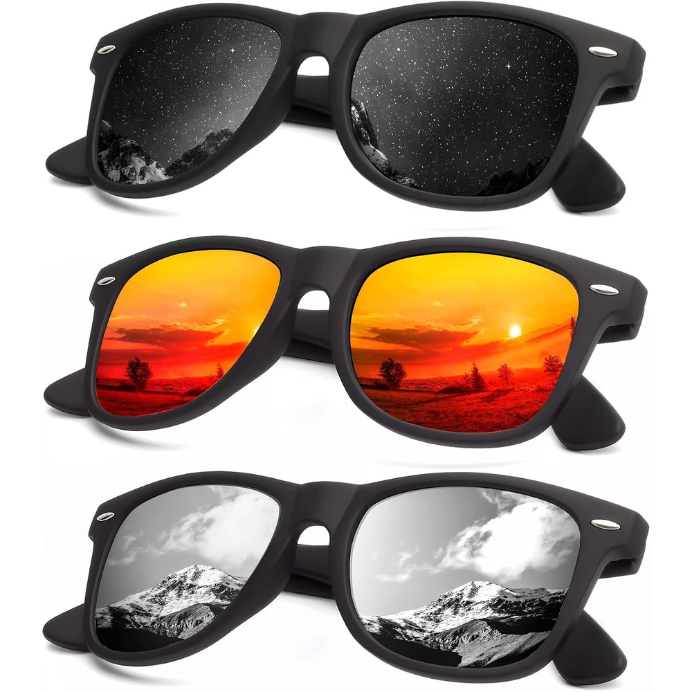 KALIYADI Polarized Sunglasses 3-Pack