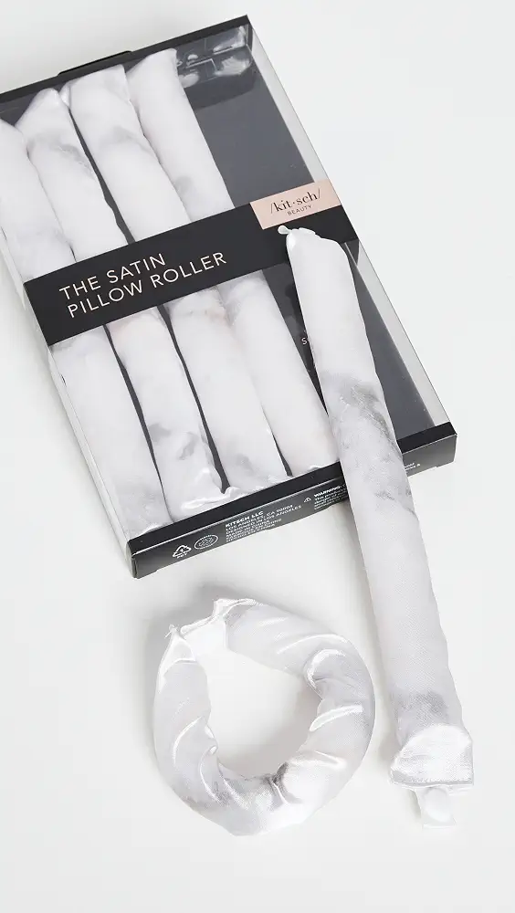Kitsch Satin Heatless Pillow Rollers — soft pillow rollers for side sleepers