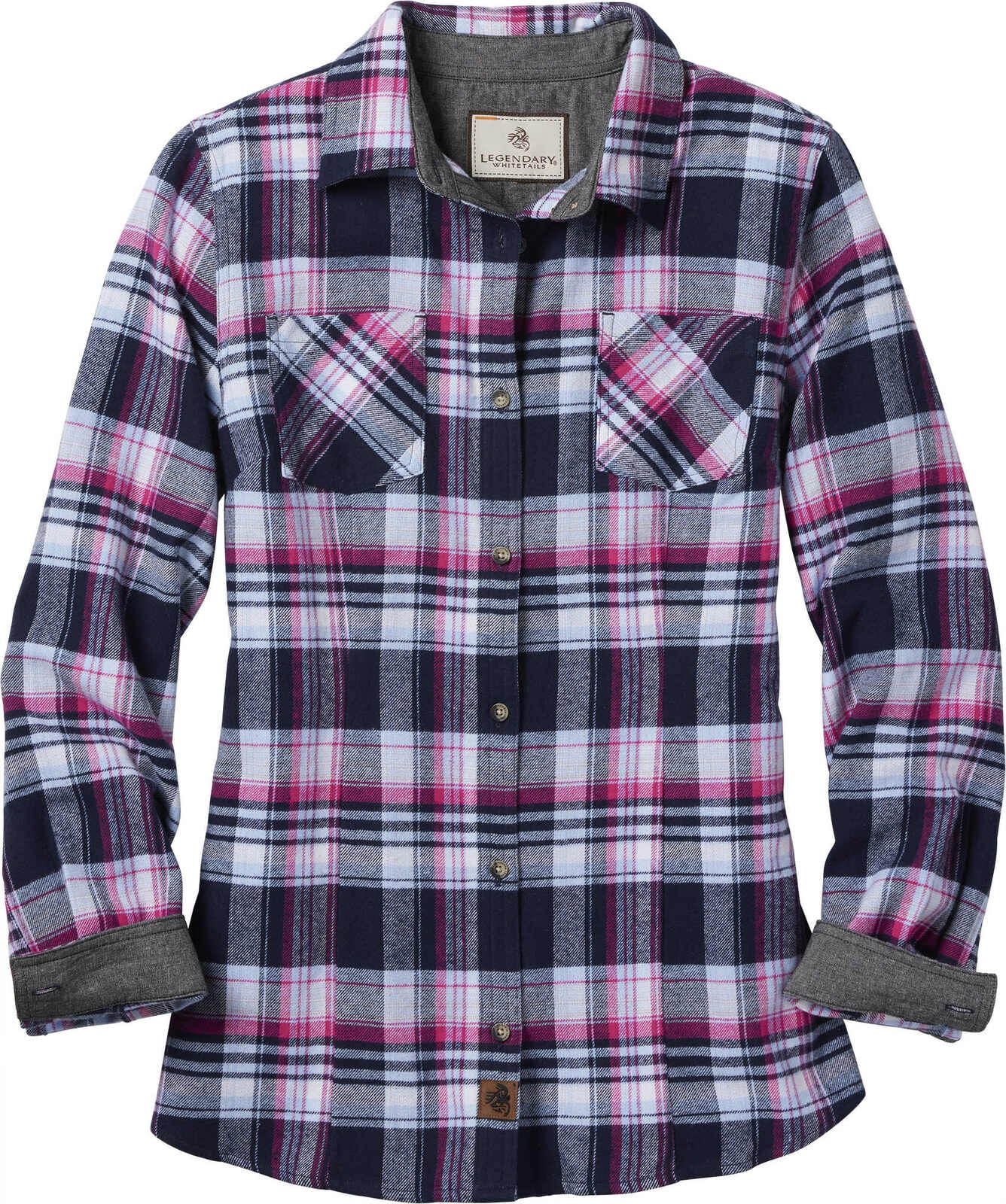 Legendary Whitetails Women's Long Sleeve Plaid Flannel Shirt