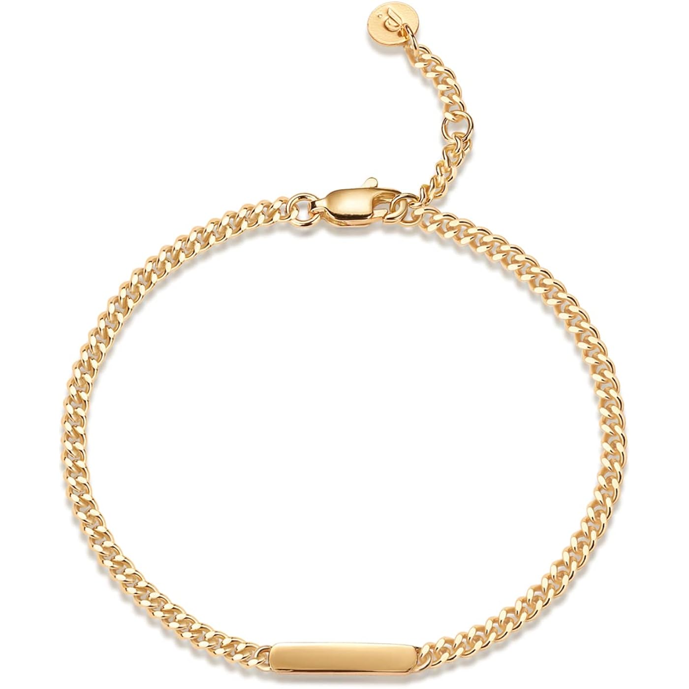 PAVOI 14K Gold Plated Cuban Link Chain