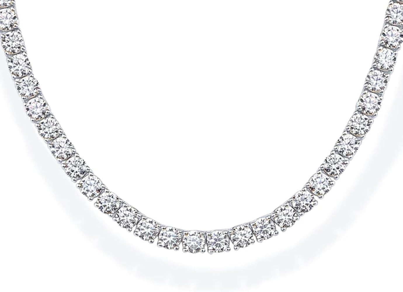 PAVOI 14K Gold Plated Tennis Necklace