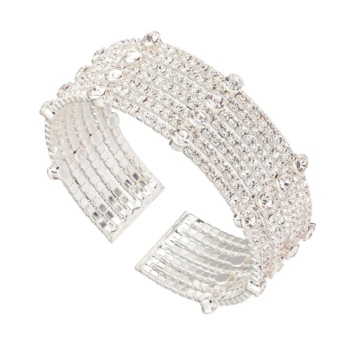 PDWZNBA Crystal Cuff Bracelet