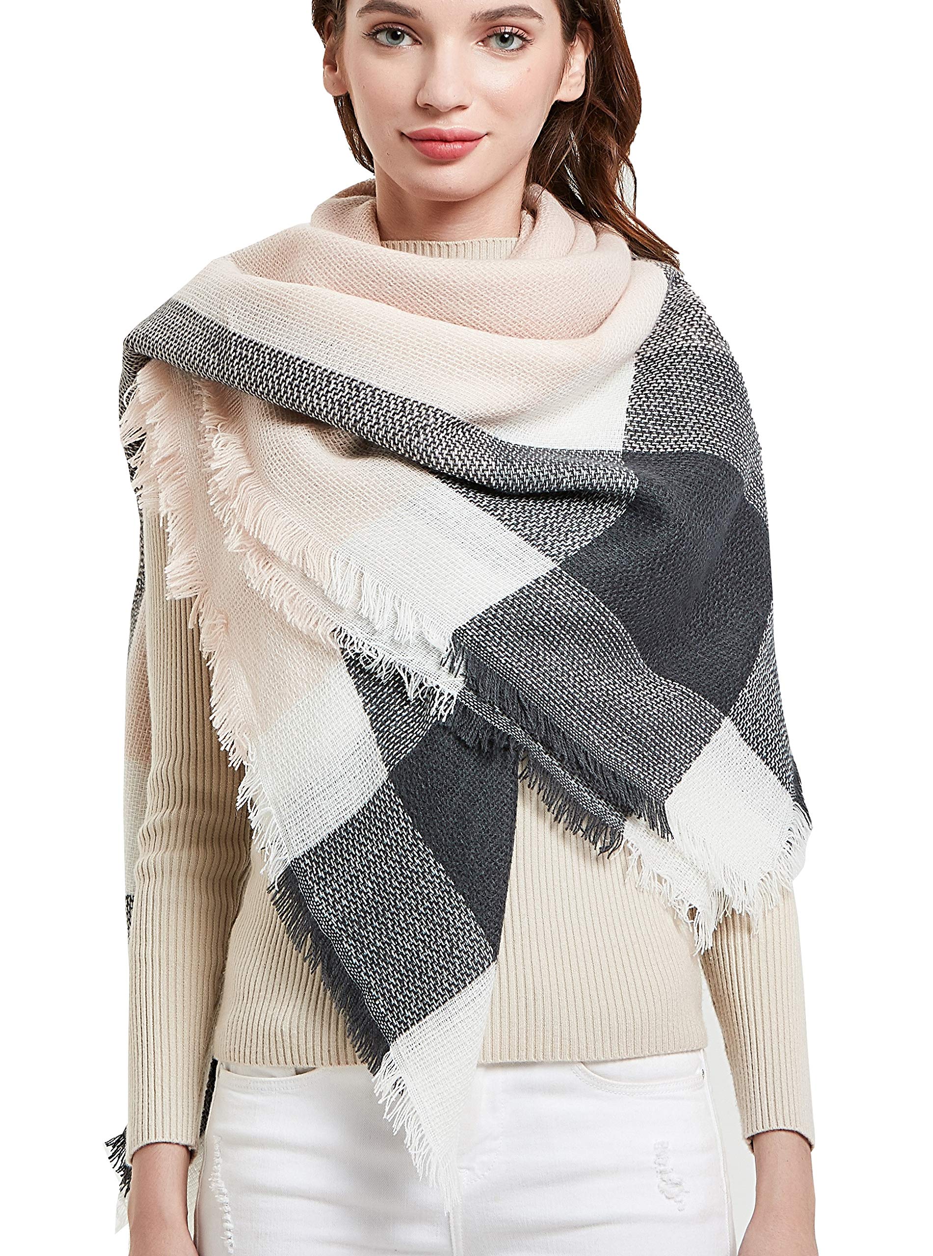 Wander Agio Plaid Blanket Scarf