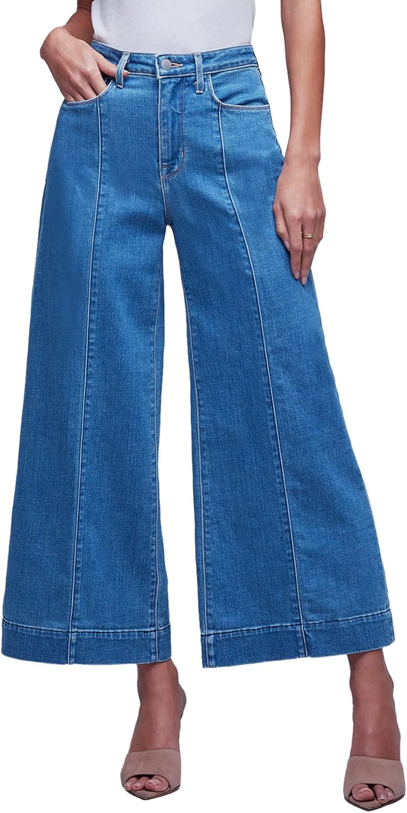 Sidefeel Women's Wide Leg Jeans