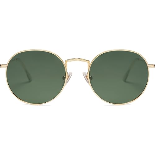 SOJOS Retro Round Sunglasses