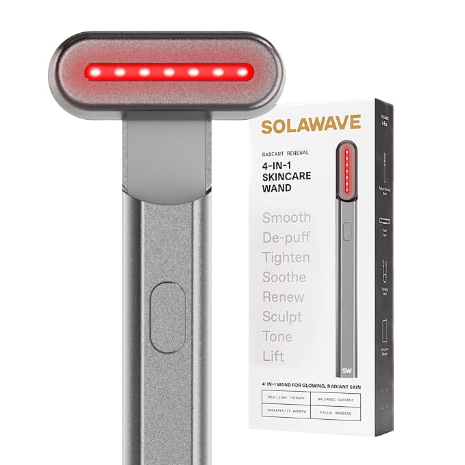 SolaWave 4-in-1 Red Light Therapy Skincare Wand