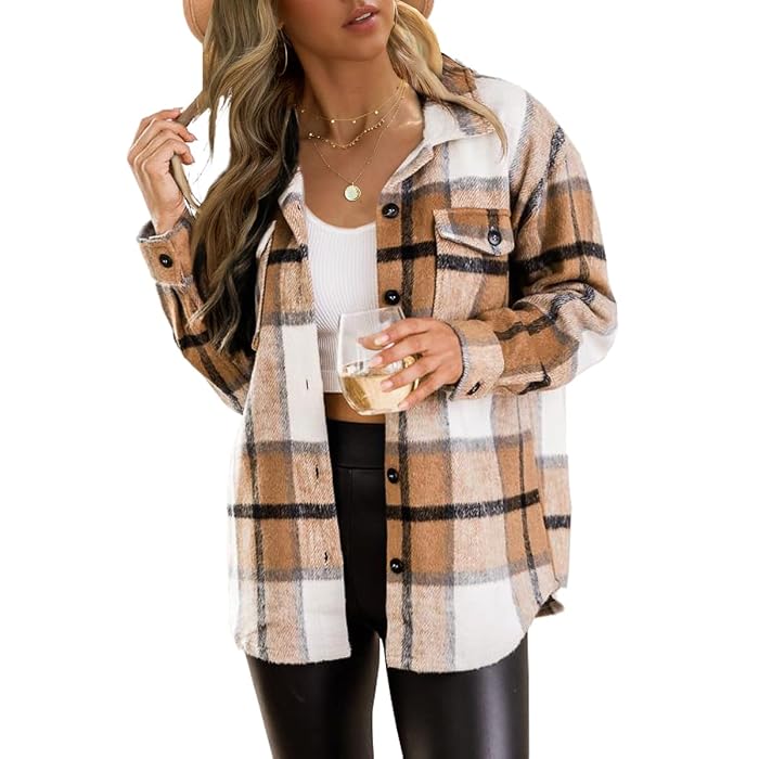 Trendy Queen Women's Flannel Shacket